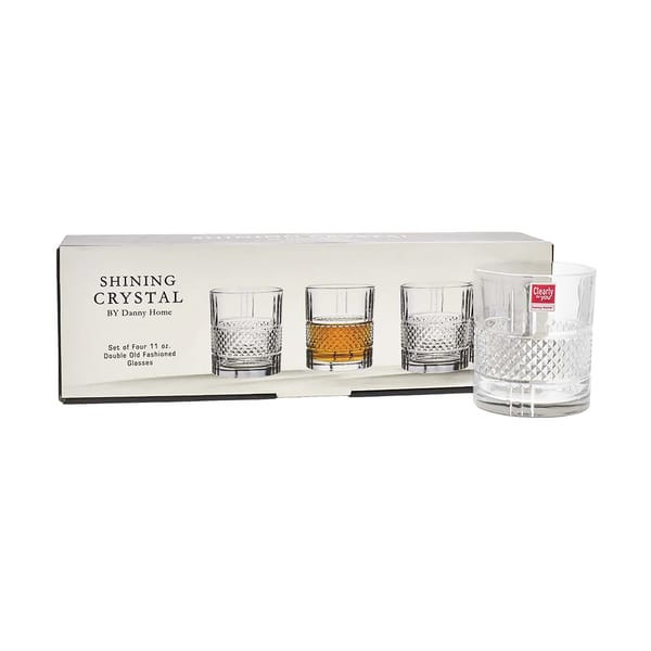 Danny Home Shining Crystal Tumbler Double Old Fashioned 31.5cl 4er-Set