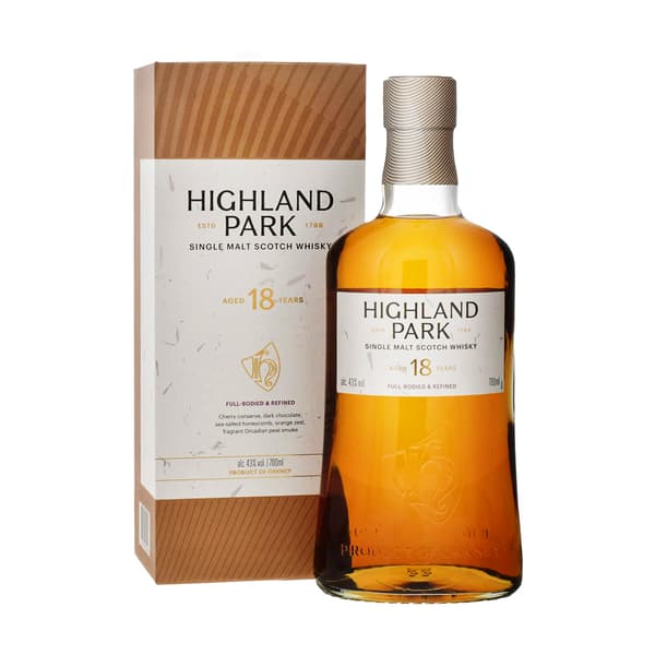 Highland Park 18 Years Single Malt Whisky 70cl