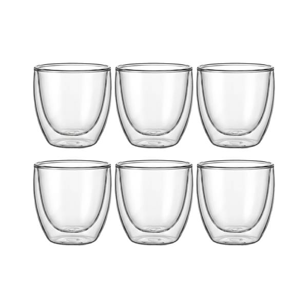 Bodum Pavina Doppelwandiges Glas 25cl, 6er-Pack