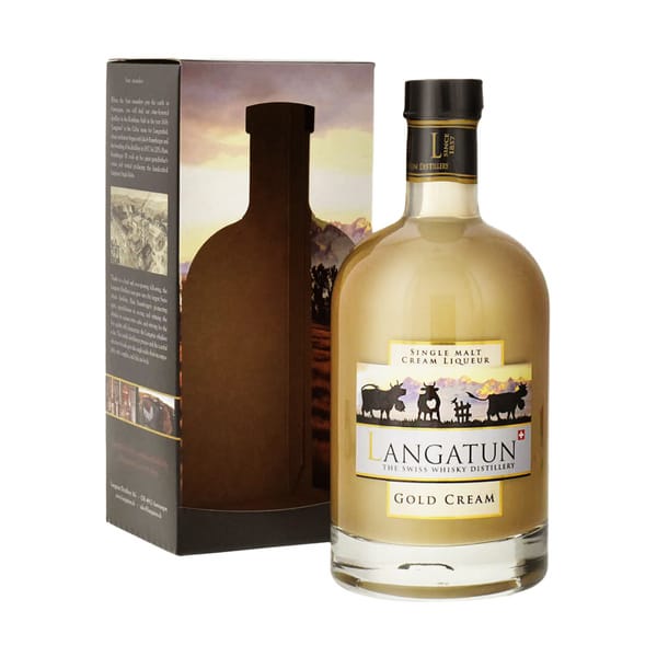 Langatun Gold Cream Single Malt Cream Liqueur 50cl