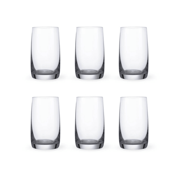 Bohemia Crystal Glass Ideal Wasserglas 25cl, 6er-Set