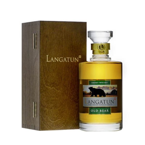 Langatun Old Bear Whisky Smoky 46% 50cl