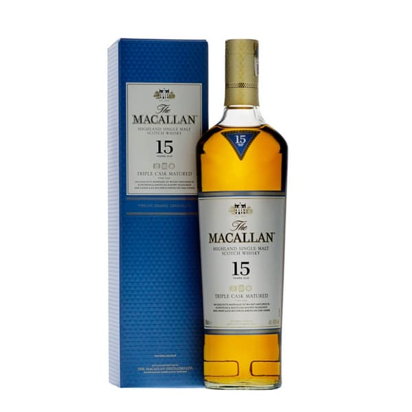 The Macallan 15 Years Triple Cask Single Malt Whisky 70cl