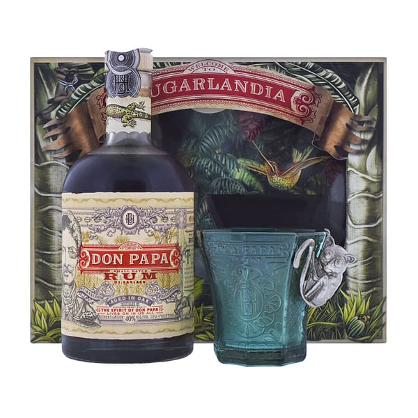 Don Papa Rum Geschenkbox mit Glas 70cl
