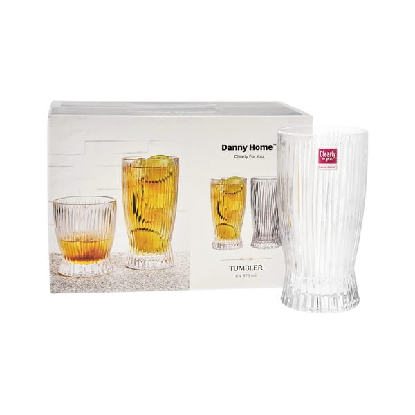 Danny Home Babalar Shining Crystal Highball Tumbler 37.5cl 6er-Set