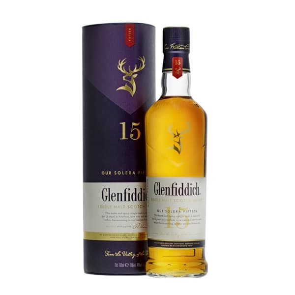 Glenfiddich 15 Years Single Malt Whisky 70cl