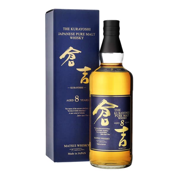 The Kurayoshi Japanese Pure Malt Whisky 8 Year Old 70cl