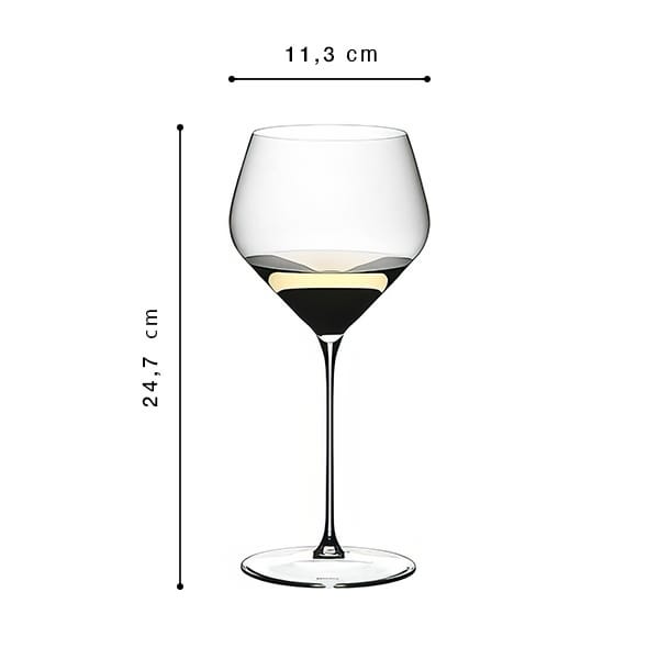 Riedel Veloce Chardonnay Weinglas, 2er-Pack