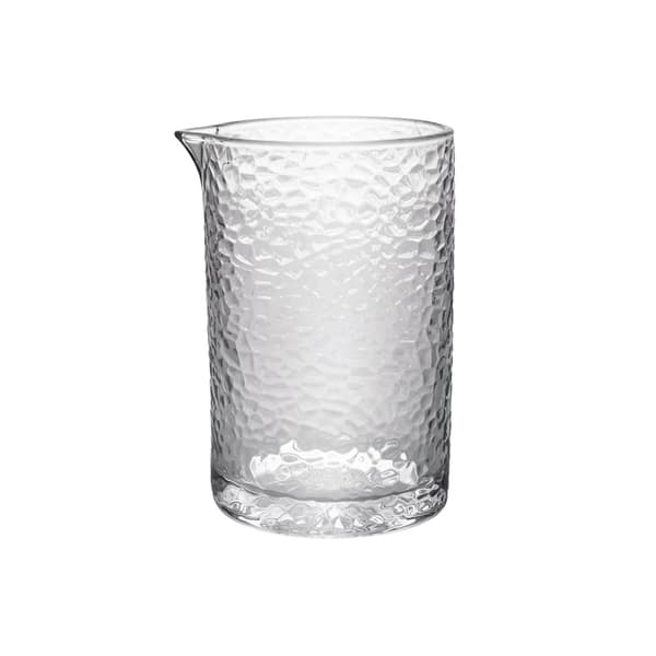 Mixing Glass / Verre à mélange martelé 10.5x14.7 cm