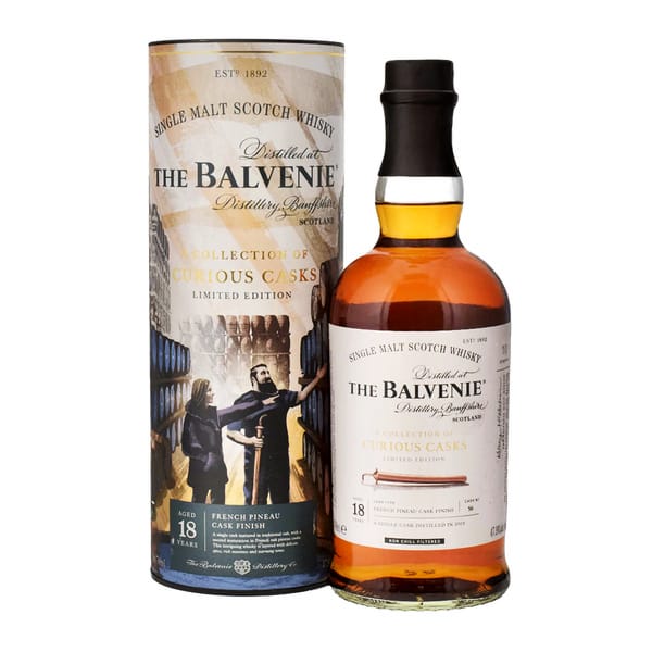 The Balvenie 18 Years Collection of Curious Cask Single Malt Whisky 70cl