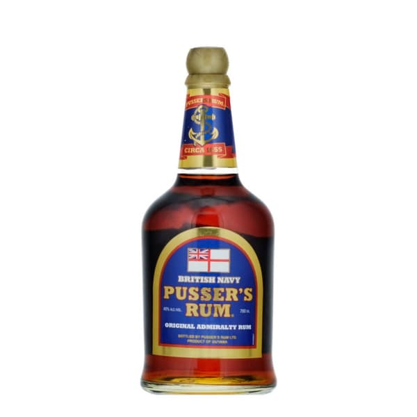 Pusser's British Navy Blue Label Rum 70cl