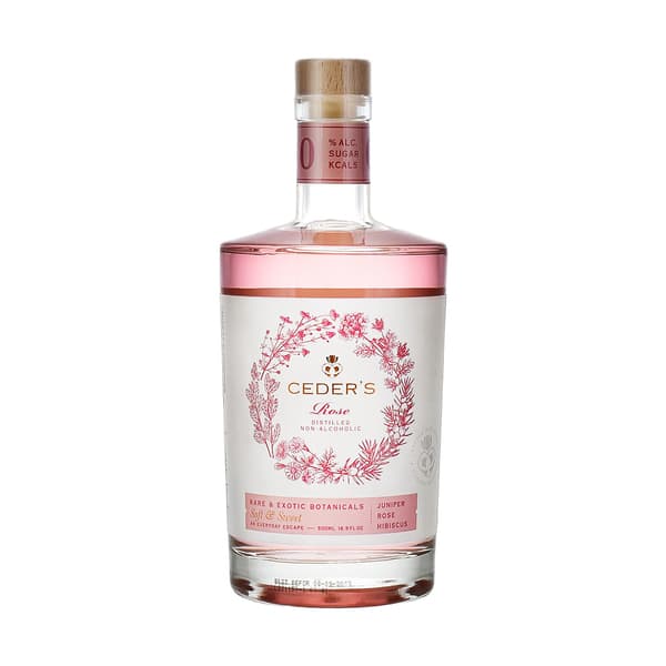 Ceder's Pink Rose Distilled Non-Alcoholic 50cl