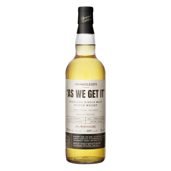 Ian Macleod's As We Get It Highland Single Malt Cask Strength Whisky 70cl