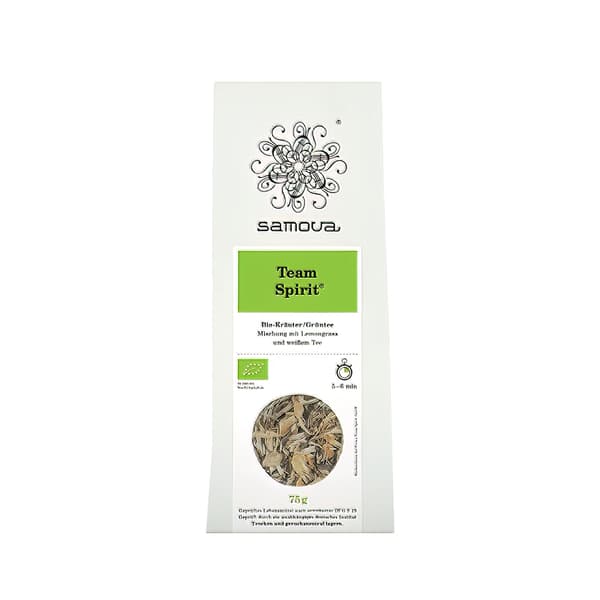 Samova Team Spirit Bio Kräuter- / Grüntee Refill 75g