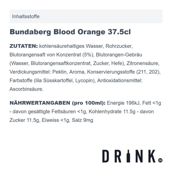 Grey Goose Vodka 70cl mit 8x Bundaberg Blood Orange
