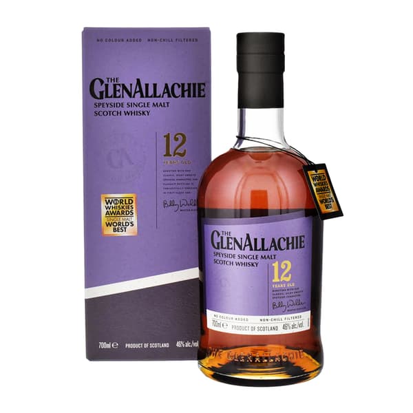 The GlenAllachie 12 Years Old Speyside Single Malt Whisky 70cl