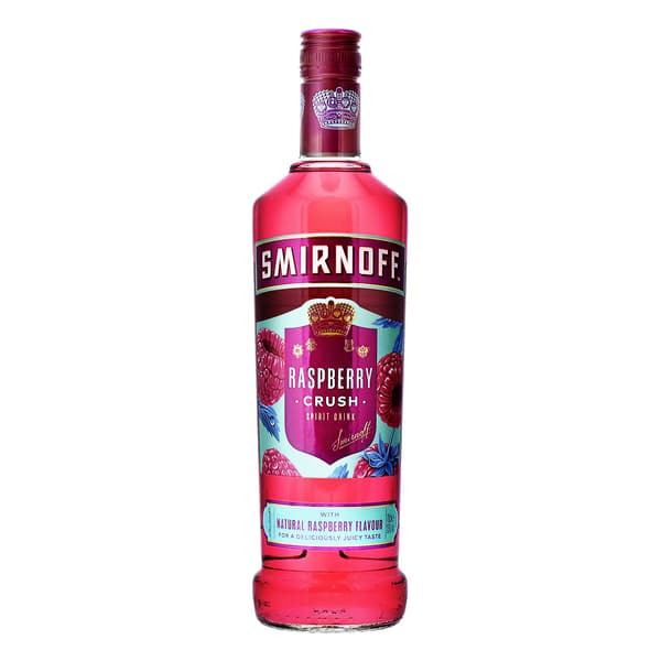 Crush Smirnoff Raspberry Vodka 70cl