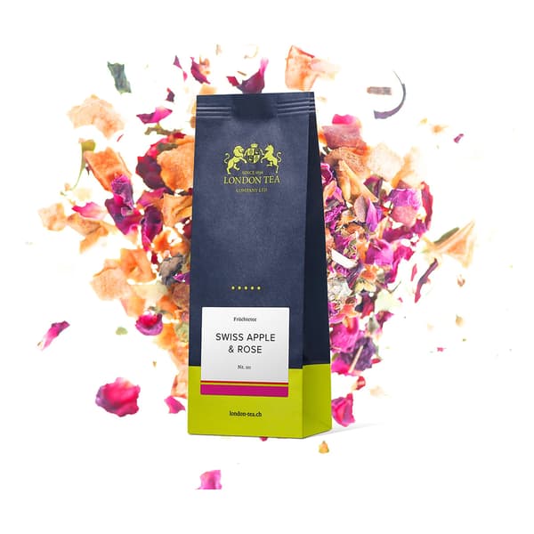 London Tea Swiss Apple & Rose Tea 80g