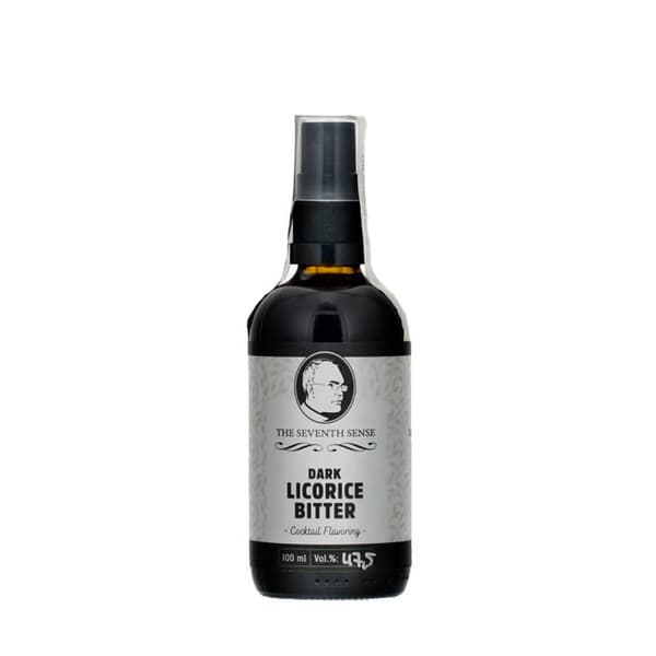 The Seventh Sense Lakritze Dark Licorice Bitter 10cl