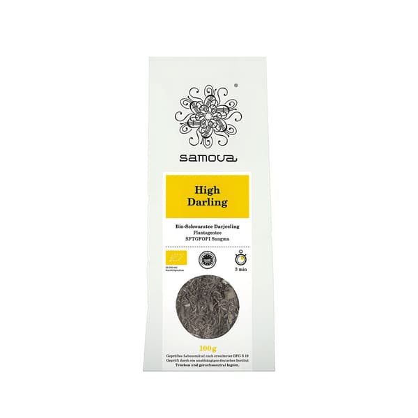 Samova High Darling Thé noir bio recharge 100g