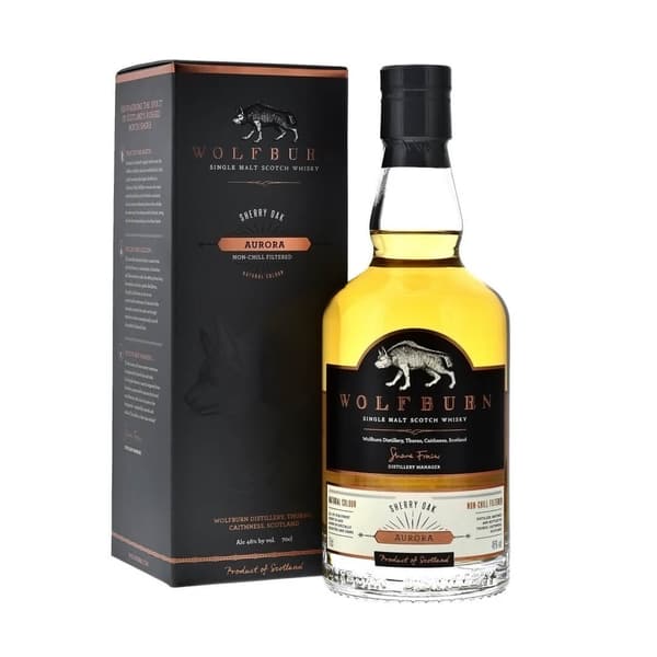 Wolfburn Aurora Sherry Oak Single Malt Scotch Whisky 70cl