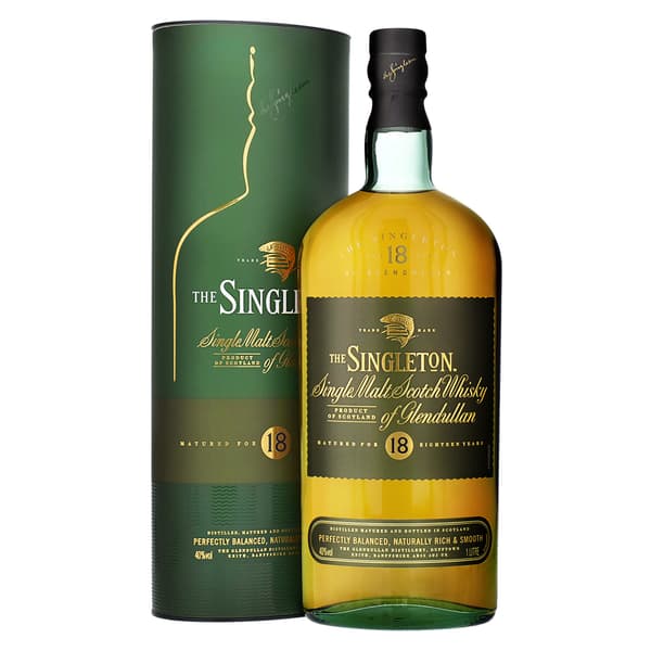 Singleton of Glendullan 18 Years Single Malt Whisky 100cl