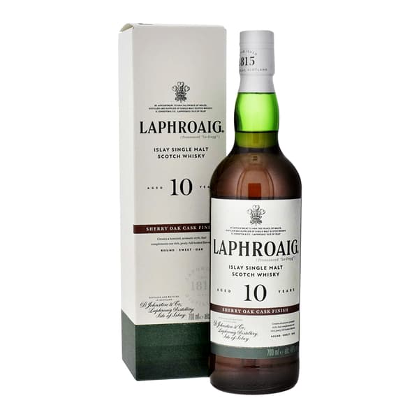 Laphroaig 10 Years Sherry Oak Finish Single Malt Whisky 70cl