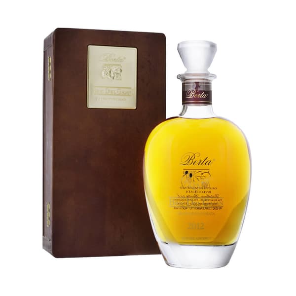 Grappa Berta Bric del Gaian 70cl mit Holzkiste
