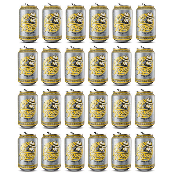 El Tony Mate Zero 33cl, 24er-Pack