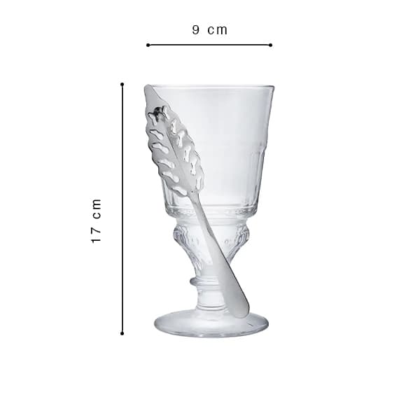 Verre à absinthe avec cuillère à absinthe