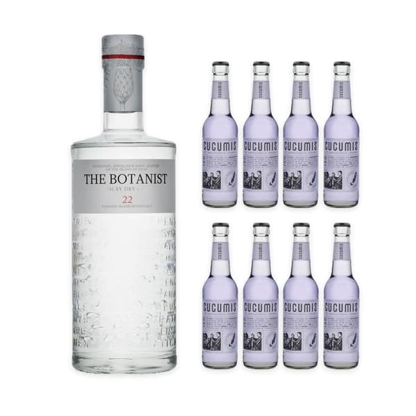 The Botanist Islay Dry Gin 70cl avec 8x Cucumis Lavendel