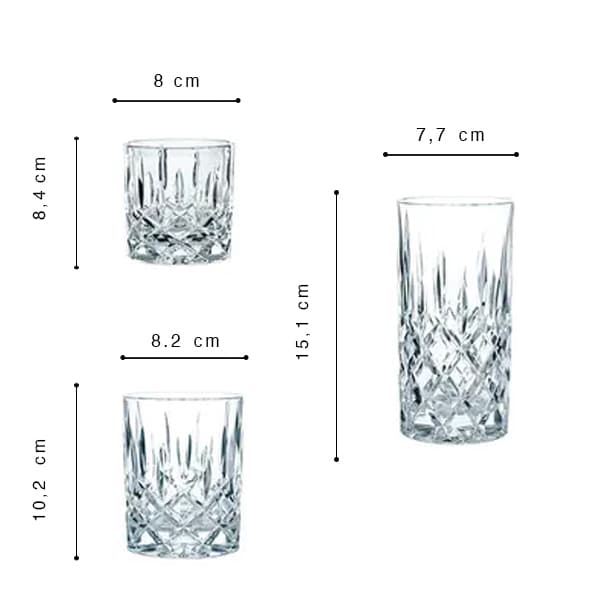 Nachtmann Noblesse Gläser Set 18-teilig