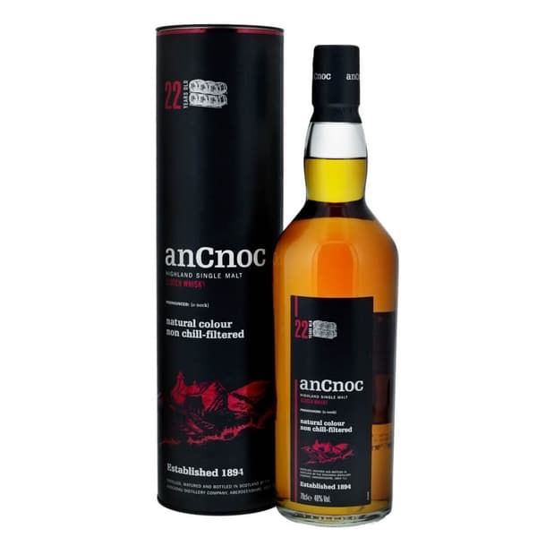 AnCnoc 22 Years Single Malt Whisky 70cl