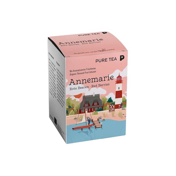 Pure Tea PYRA Annemarie Infusion de fruits Baies & Vanille Pack de 15 sachets de thé