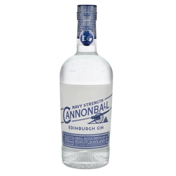 Edinburgh Cannonball Navy Strength Gin 70cl