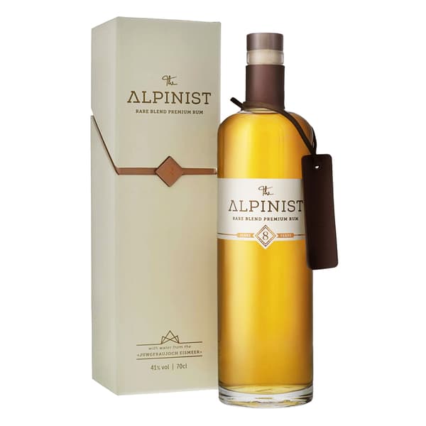 The Alpinist Rare Blend Premium Rum 8 Years 70cl mit Verpackung