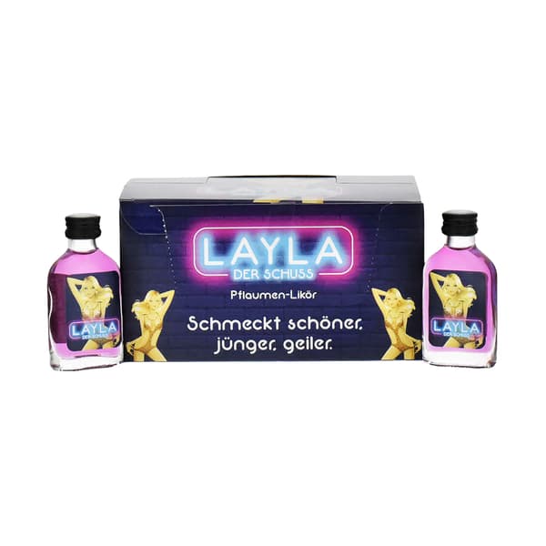 Layla Der Schuss liqueur de prune 20x2cl