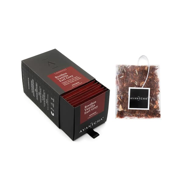 Avantcha Rooibos Vanilla Earl Grey Tea Box mit 20 Teebeutel