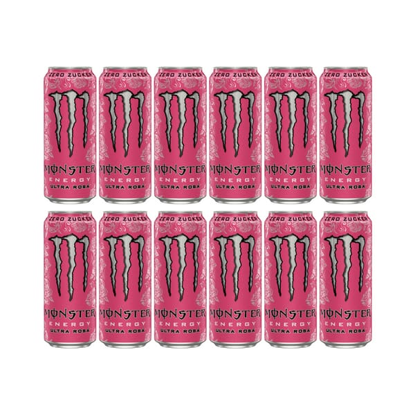 Monster Energy Drink Ultra Rosa Sugarfree 50cl 12er Pack
