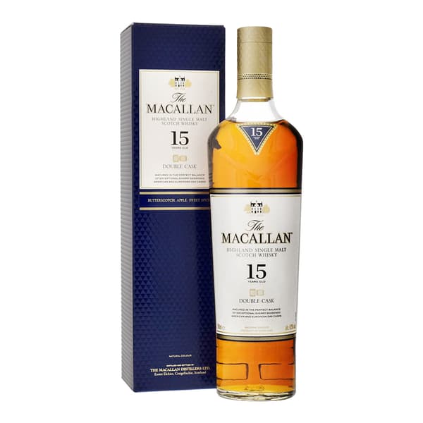 The Macallan 15 Years Double Cask Single Malt Whisky 70cl