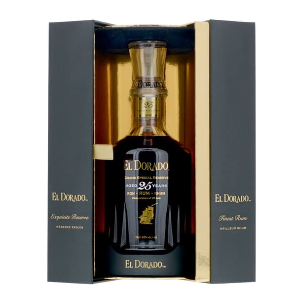 El Dorado Rum 25 Years Old Vintage Limited Edition 70cl