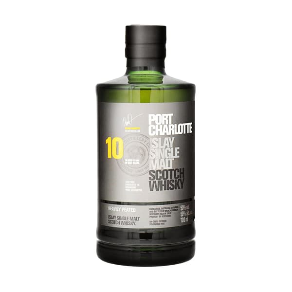 Bruichladdich Port Charlotte 10 Years Heavily Peated Single Malt Whisky 70cl