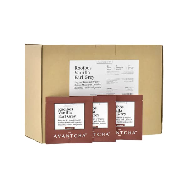 Avantcha Rooibos Vanille Earl Grey Boîte de 100 sachets de thé