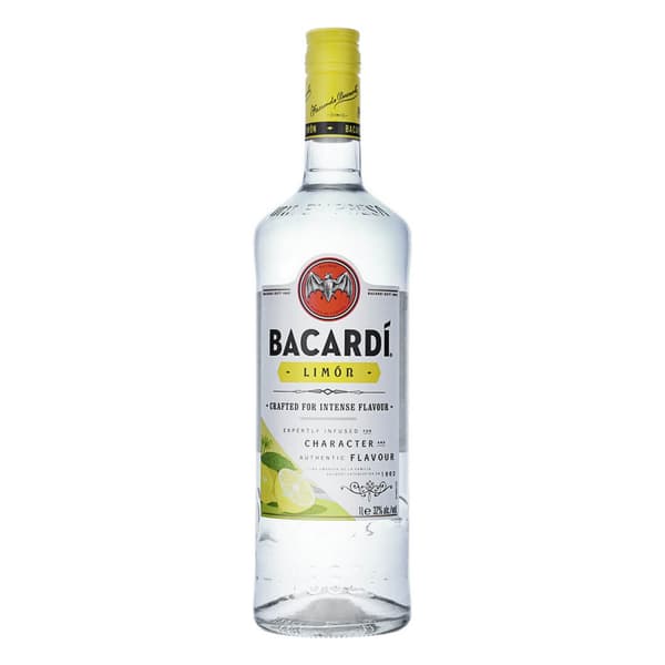 Bacardi Limon 100cl (Spirituose auf Rum-Basis)