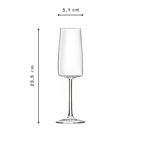 RCR Essential Flute 30cl, 6er-Pack