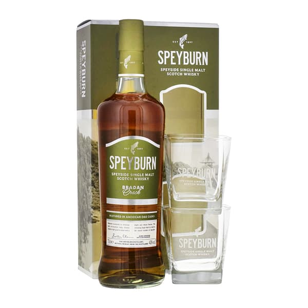 Speyburn Bradan Orach Malt Whisky 70cl Set mit Gläser