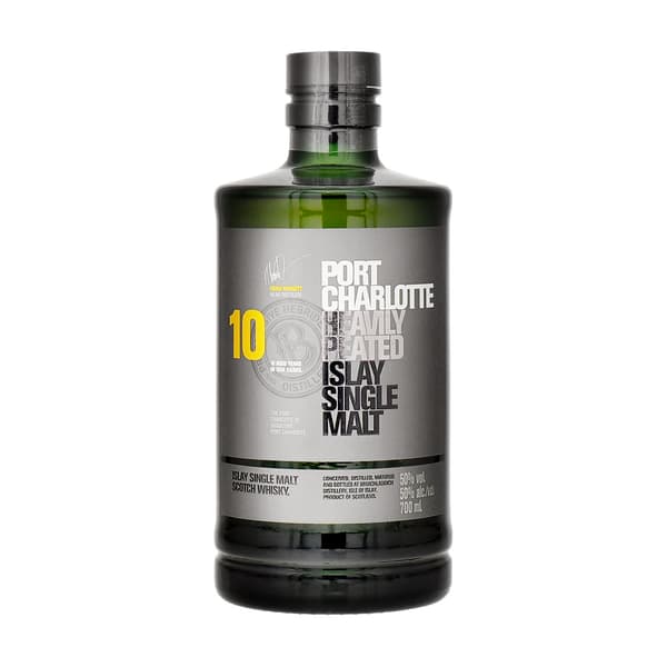 Bruichladdich Port Charlotte 10 Years Heavily Peated Single Malt Whisky 70cl