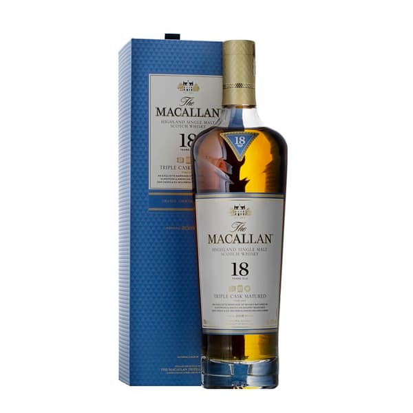 The Macallan 18 Years Triple Cask Single Malt Whisky 70cl