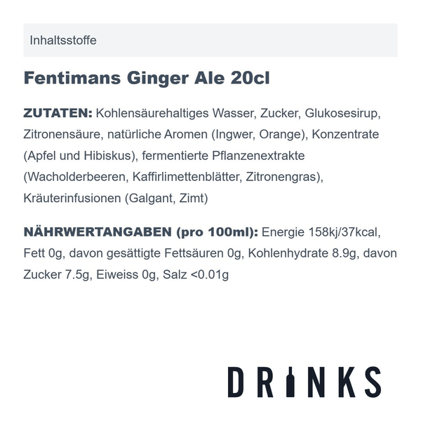 Ginger Ale/Ginger Beer set de dégustation