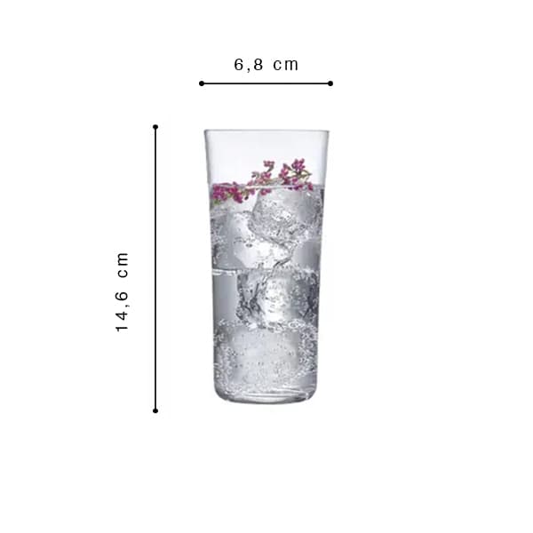 Nude Savage High Ball Glas 4er-Pack